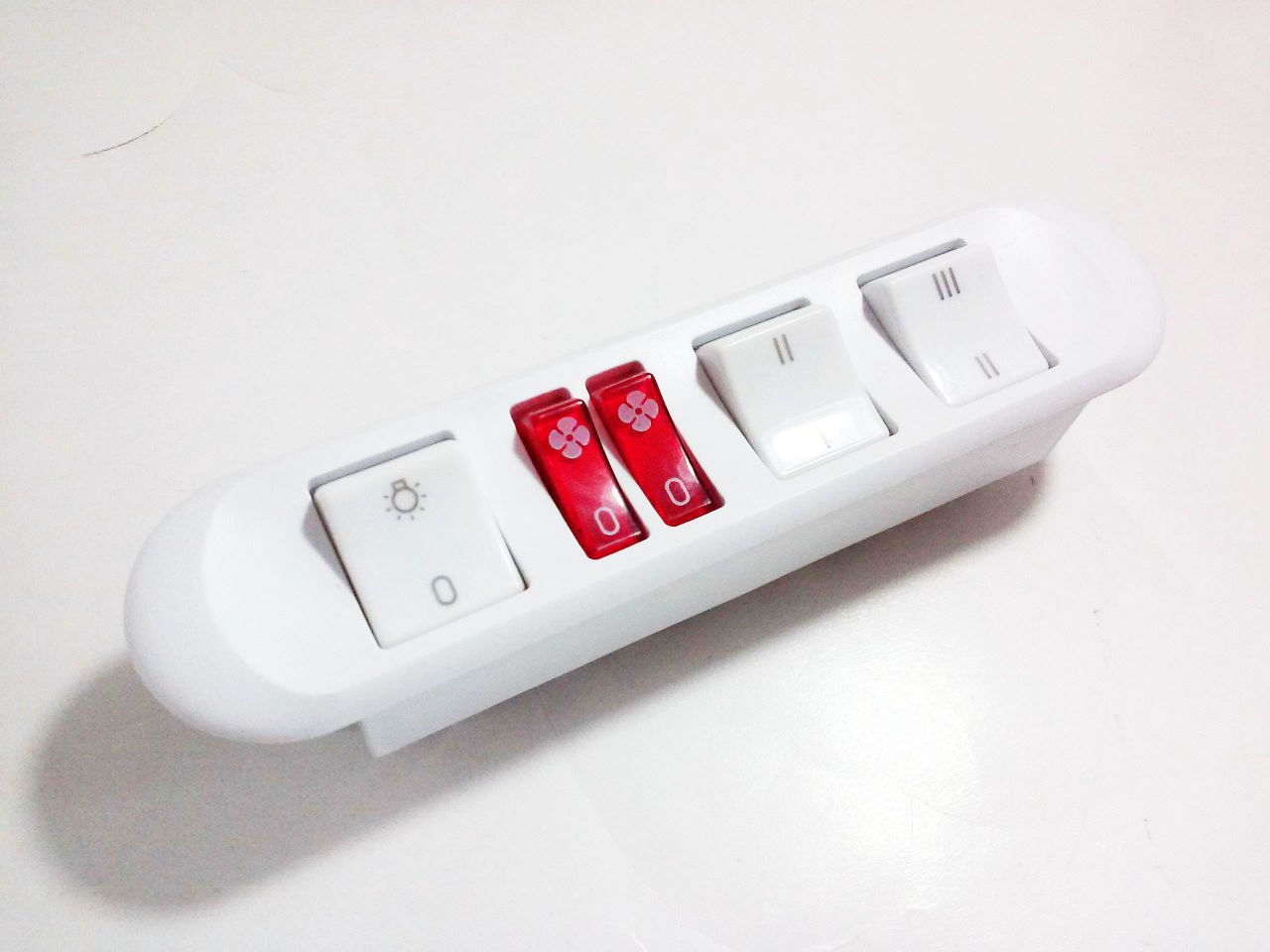 کلید برق هود دو موتوره هلالی شکل