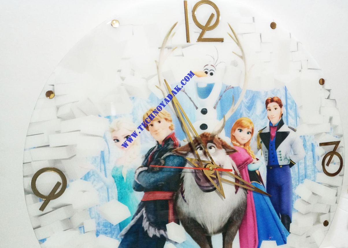 ساعت فتو رزین با عکس پس زمینه گوزن